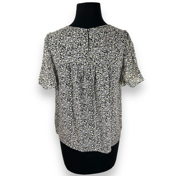 J Crew Silk Blend Floral Blouse Womens 6 - Picture 2 of 9